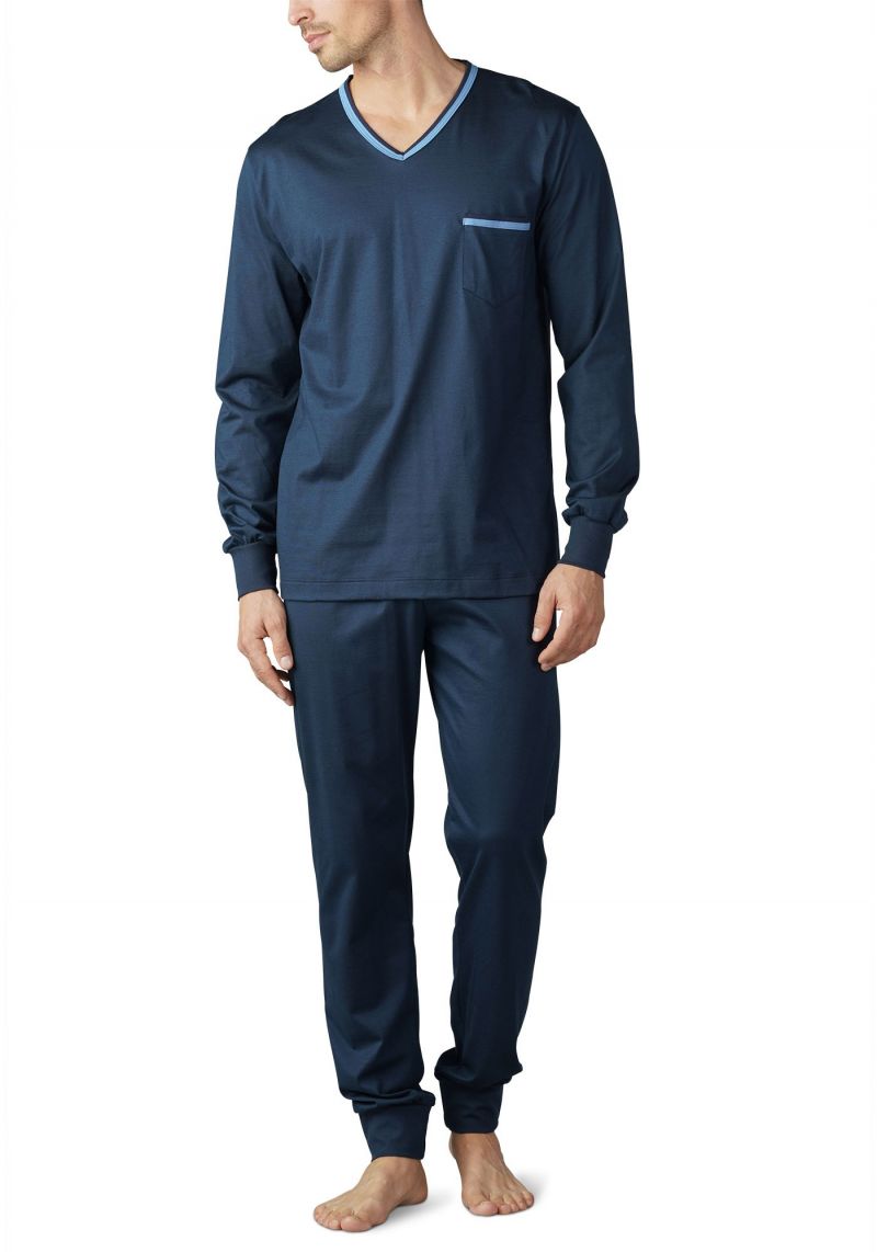 Mey Pyjama blauw 48 -