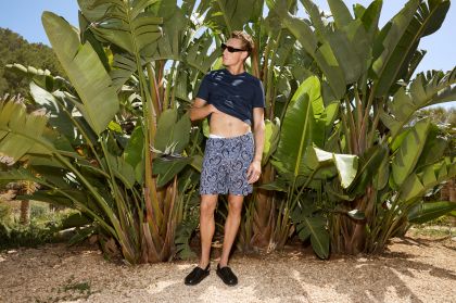 Mey Pyjama blauw S -