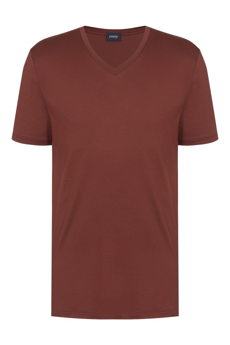 Mey T-shirt V-neck bruin Xl -
