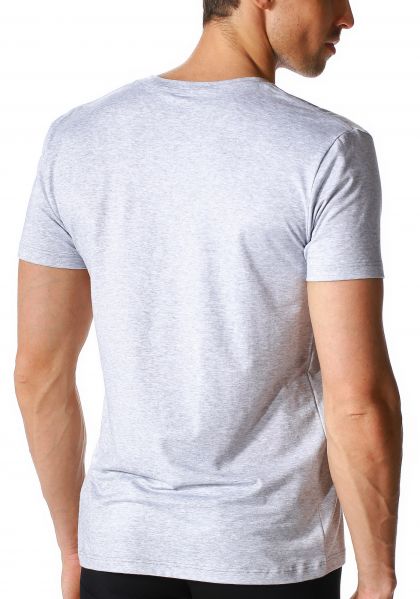 Mey V-Neck Shirt grijs Xl -