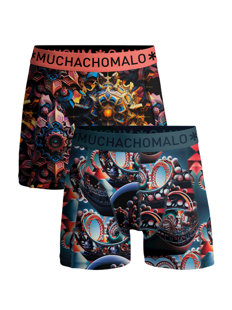 Muchachomalo Men 2-pack Boxer shorts Nostalgic blauw Xxxl -