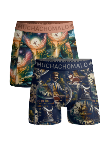 Muchachomalo Men 2-pack Boxer shorts Pinocchio Peter blauw Xl -
