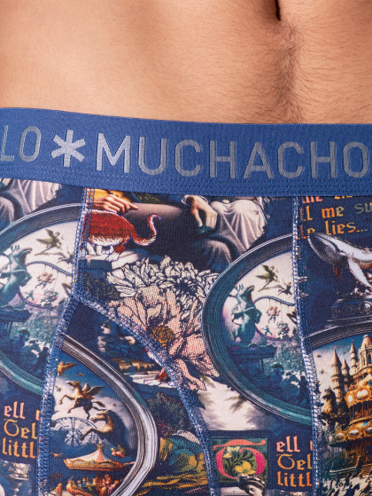 Muchachomalo Men 2-pack Boxer shorts Pinocchio Peter blauw Xl -