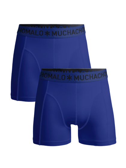 Muchachomalo Men 2-pack Boxershort solid blauw Xxxl -