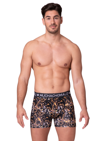 Muchachomalo Men 3-pack Boxer shorts Fireelements zwart Xxxl -
