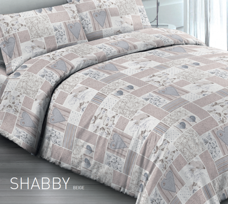 Night Dreams Lakenset 240/300 + 2 slopen 65/65 taupe 240/300 -