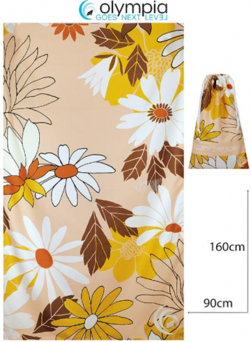 Olympia Beachtowel 90X160CM roos U -