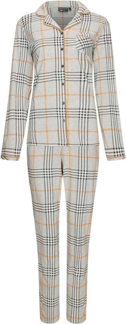 Pastunette Doorknoop pyjama grijs 48 -
