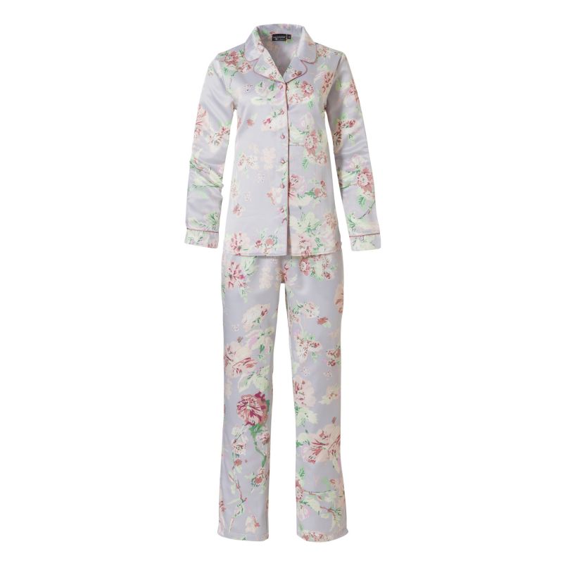 Pastunette Pyjama satijn grijs 50 -