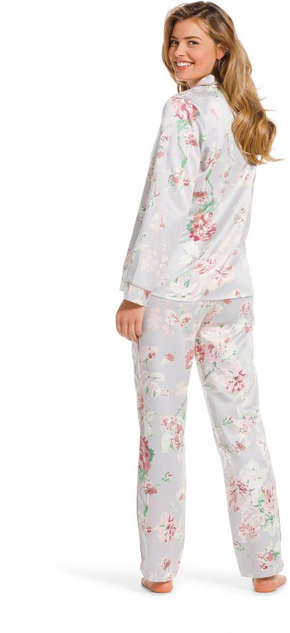 Pastunette Pyjama satijn grijs 50 -