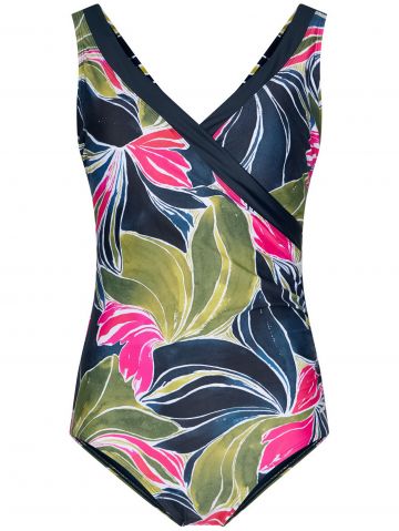Pastunette V-neck swimsuit blauw 46 -