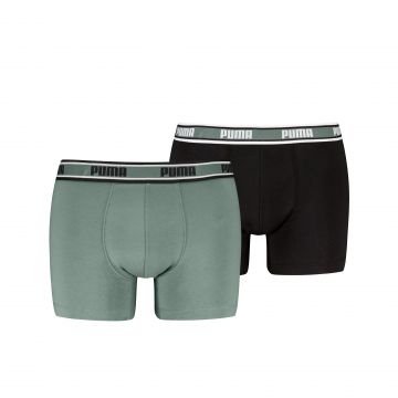 Puma EREN LOGO ELASTISCHE BOXERS 2P groen L -