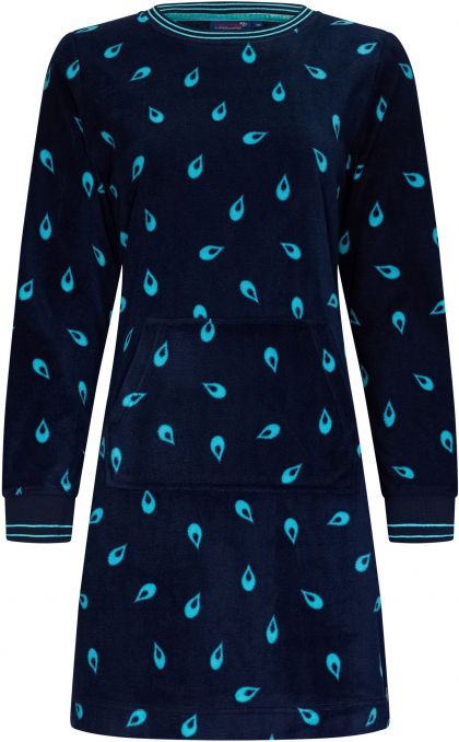 Rebelle Nachtkleed 90cm polar fleece blauw 36 -