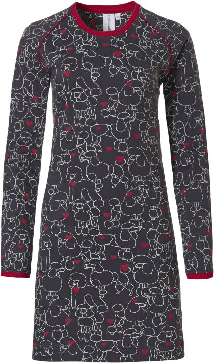 Rebelle Nachtkleed grijs 164 -