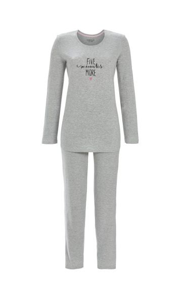 Ringella Pyjama 100% katoen grijs 42 -