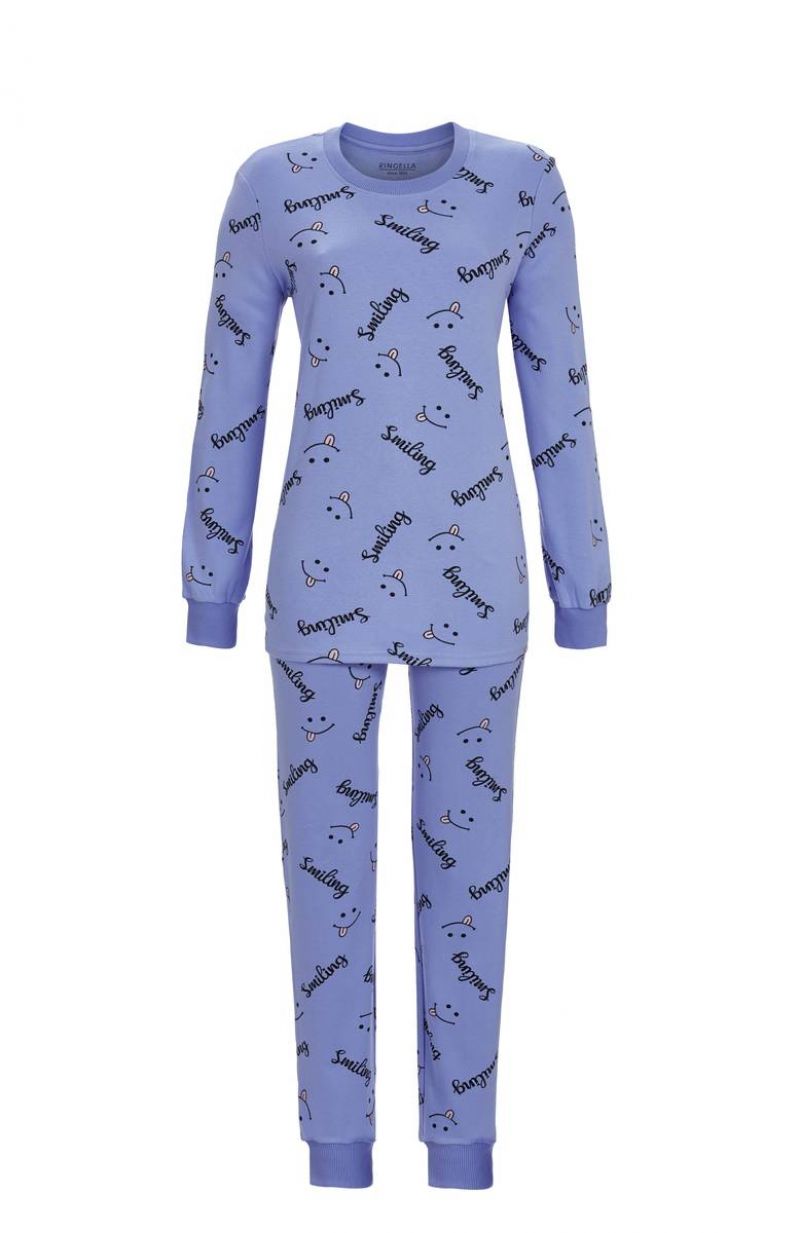 Ringella Pyjama 100% katoen interlock blauw 38 -