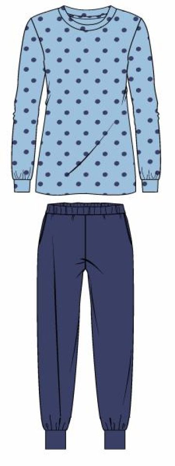 Ringella Pyjama badstof blauw 44 -