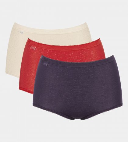Sloggi Basic+ Maxi C3P Holiday (-) rood 44 -