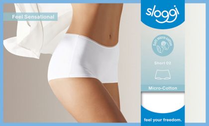 Sloggi Feel Sensational Short 02 wit 40