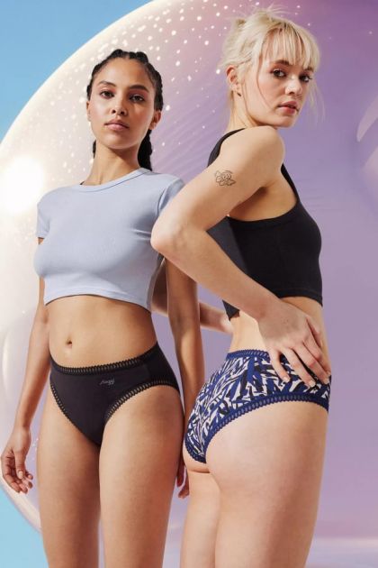 Sloggi GO Crush Hipster C3P (-) blauw Xs -