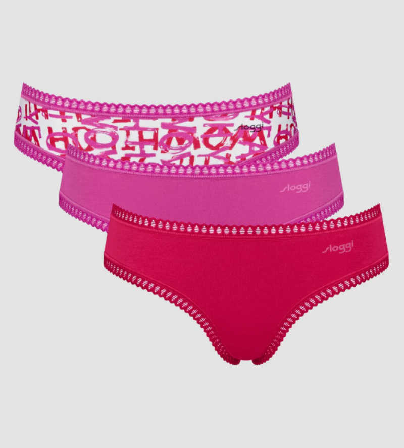 Sloggi GO Crush Hipster C3P (-) rood Xs -
