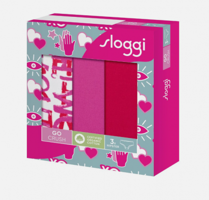 Sloggi GO Crush Hipster C3P (-) rood Xs -