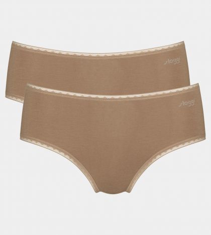 Sloggi GO Midi 2 Pack huidskleur M -