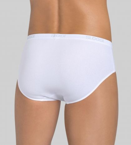 Sloggi men Basic Midi 2-Pack wit 7