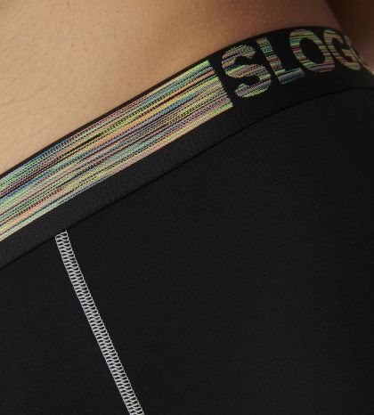 Sloggi Men GO ABC Natural H Short 6 Pack zwart S -