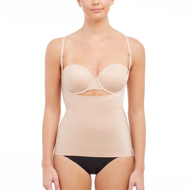 Spanx Suit Your Fancy - Open Bust Camisole huidskleur L -