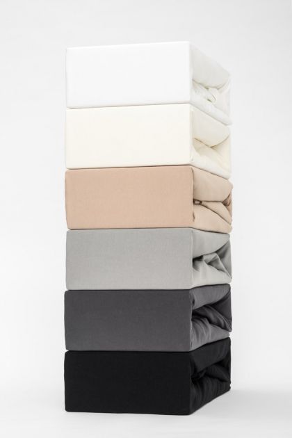 Susette Hoeslaken exellence gold hoek 40 cm taupe 90/220 -