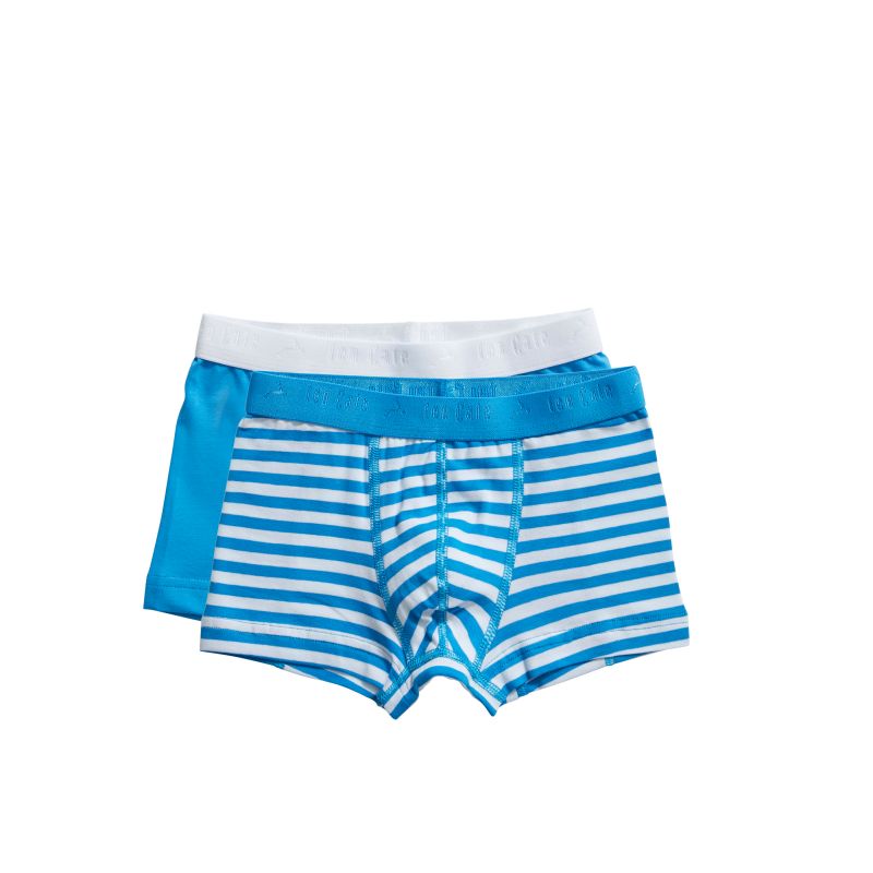 Ten Cate Basic Kids Boys Shorts 2 Pack blauw 98/104 -