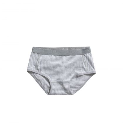 Ten Cate Basic kids girls brief 2Pack grijs 98/104 -