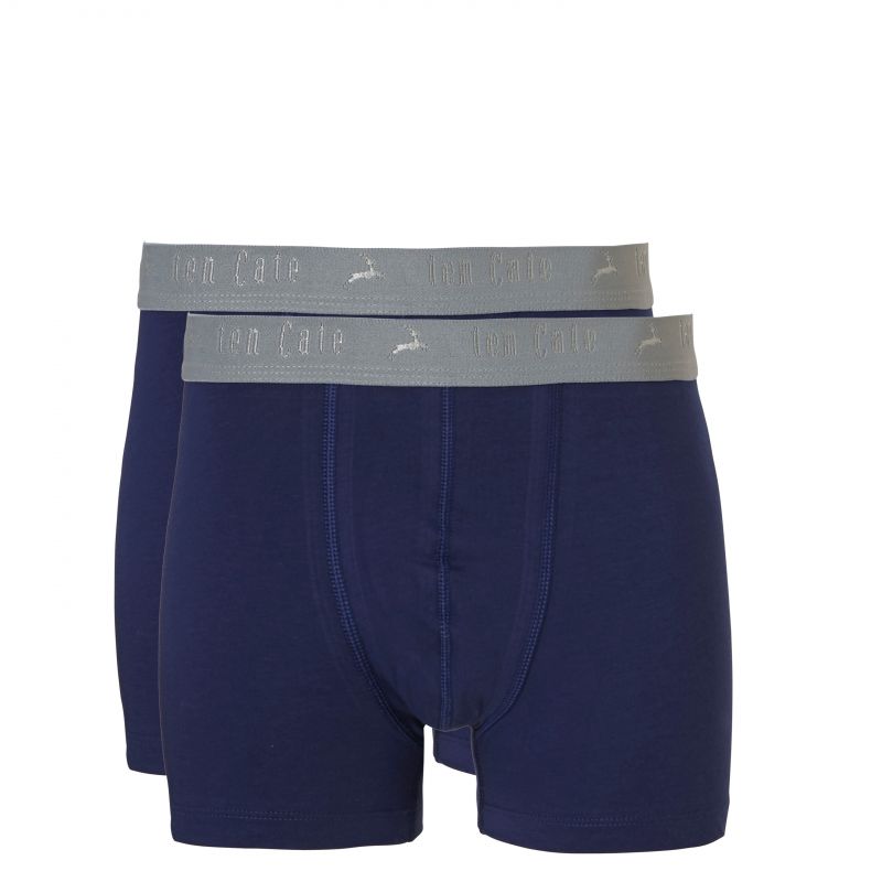 Ten Cate Basic Teens Boys Shorts 2 Pack blauw 158/164 -