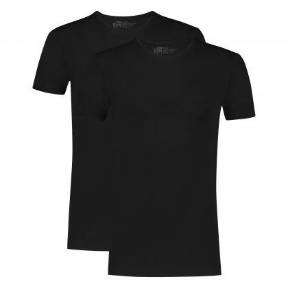 Ten Cate Basics men T-shirt 2 pack zwart S -