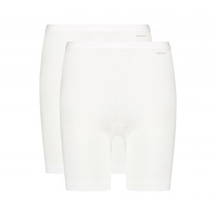 Ten Cate Basics women long shorts 2 pack wit L -