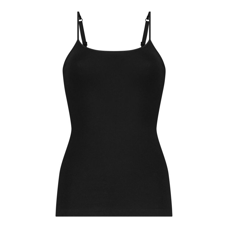 Ten Cate Basics women spaghetti top zwart Xxl -