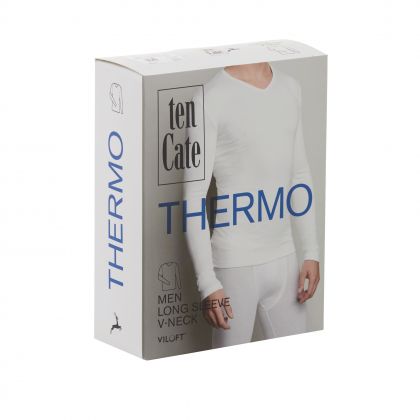 Ten Cate Men Thermal Basic V-Shirt ls champagne L -