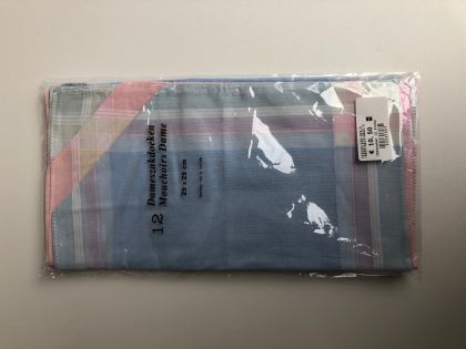 Tiseco Emilio Dameszakdoek 29x29cm 12 stuks blauw One Size -