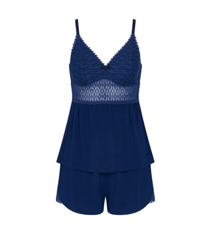 Triumph Pyjama Aura Spotlight PSK blauw 38 -