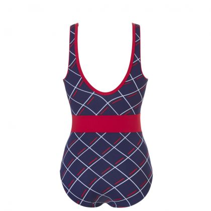 Tweka Swimsuit soft cup blauw 42 -