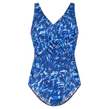 Swimsuit soft cup shape blauw
