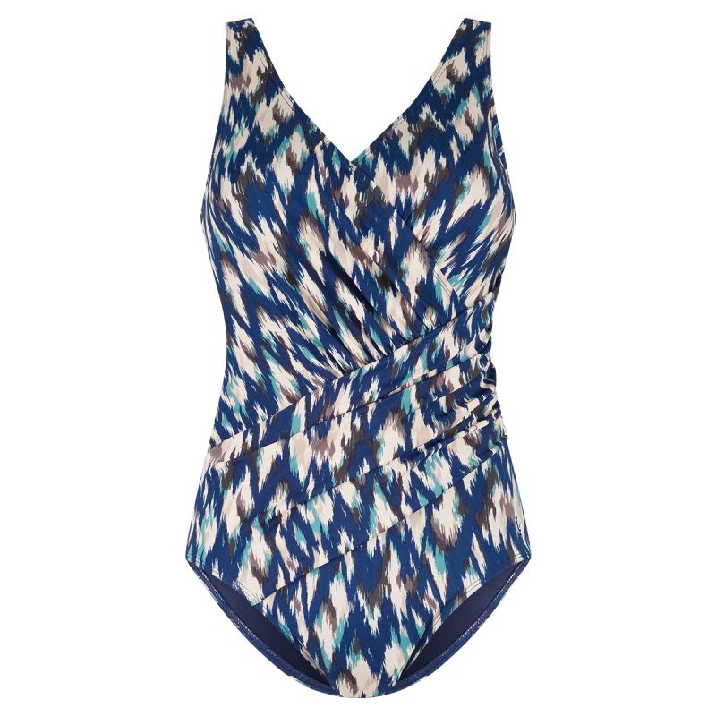 Tweka Swimsuit soft cup V-neck grijs 48 -