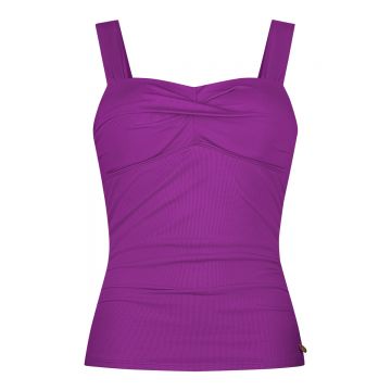 Wow Tankini top twisted padded paars 46 -